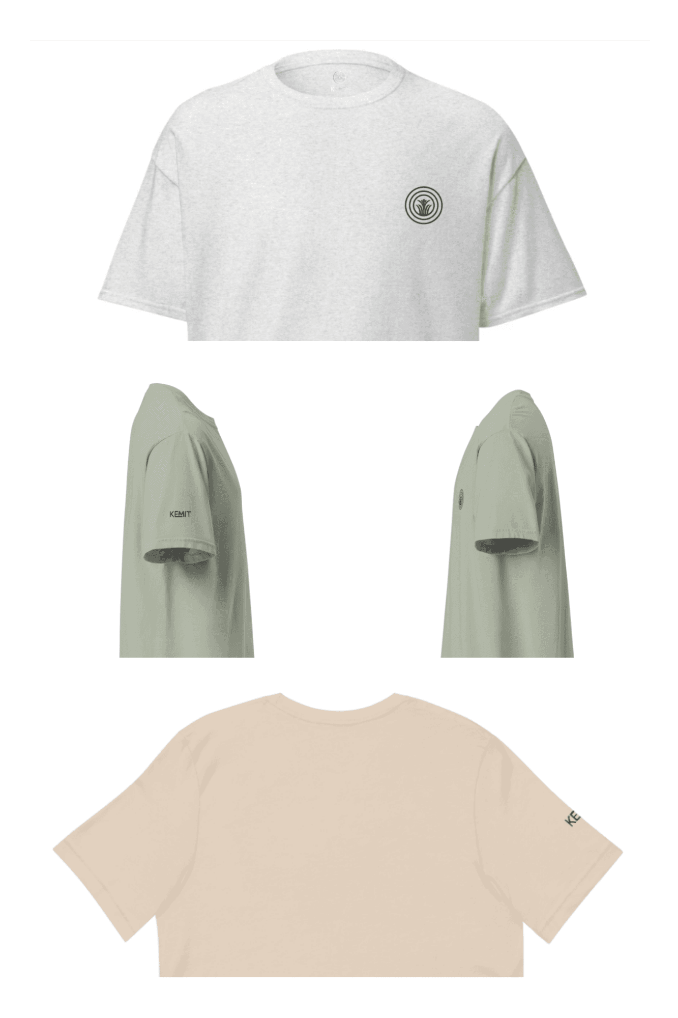 About Us White and Green Clean Fashion Photo Collage