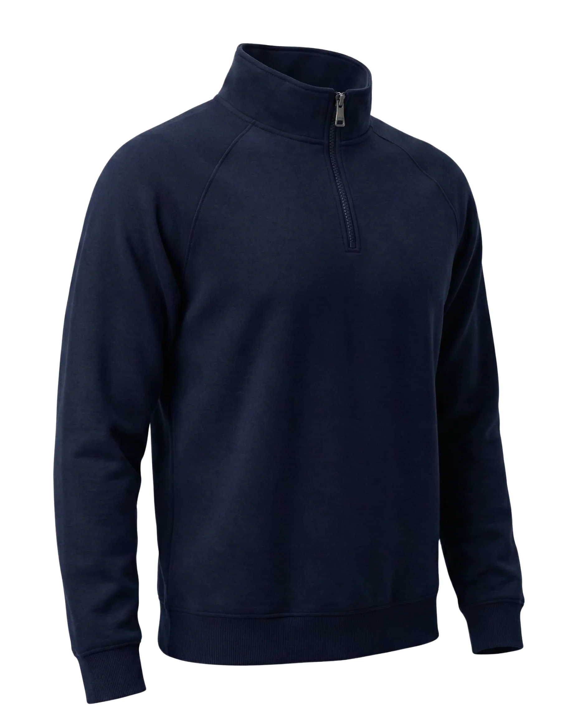 Kemit Unisex Half-Zip navy blue Sweatshirt Kemit Unisex Half-Zip navy blue Sweatshirt - Image 7