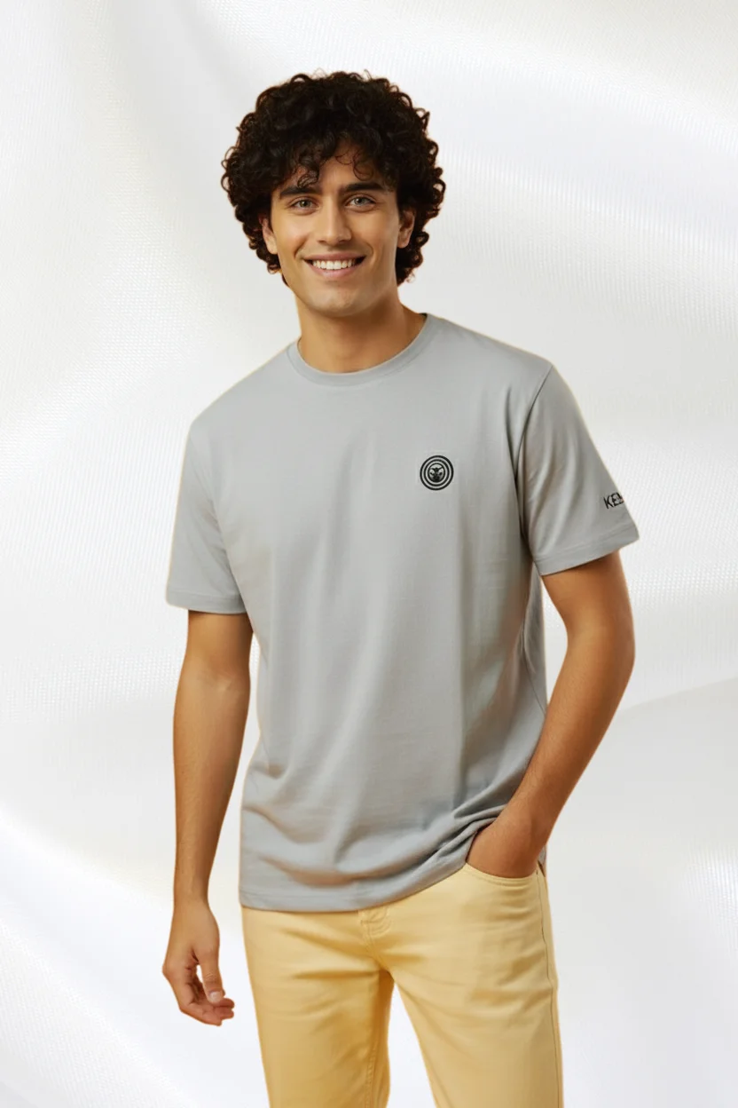 KEMIT UNISEX GRAY SHIRT KEMIT UNISEX GRAY SHIRT - Image 2